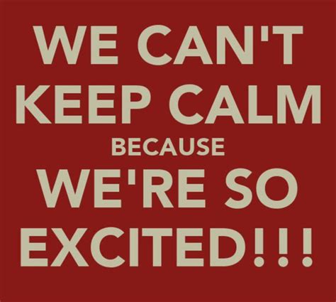 We are very excited to .